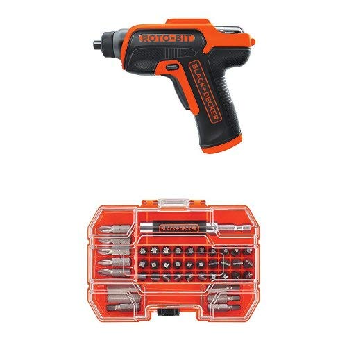 Black & Decker BDCS50C 4V RotoBIT Storage Screwdriver with 42Piece