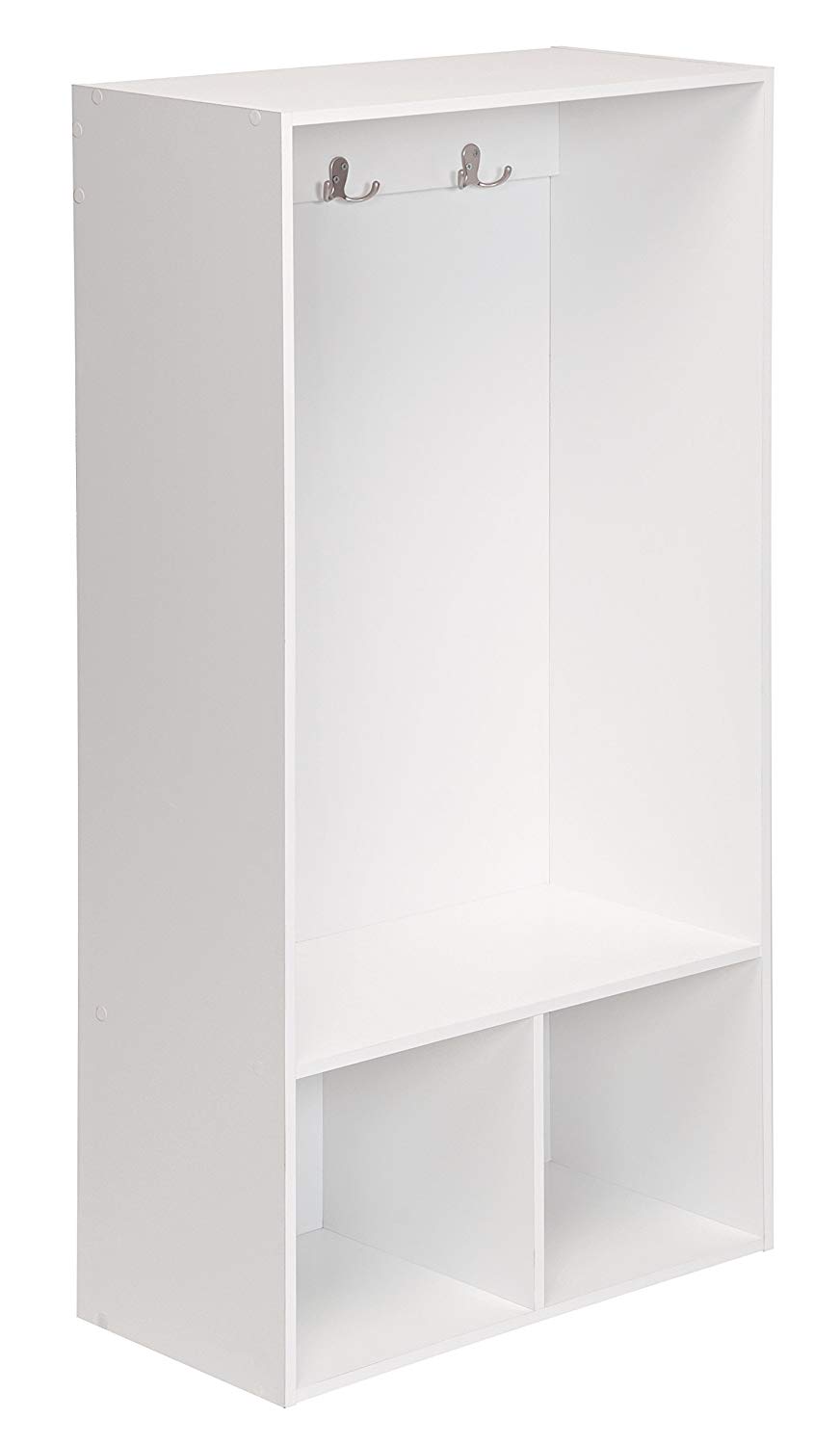 closetmaid kidspace white stackable angled bin