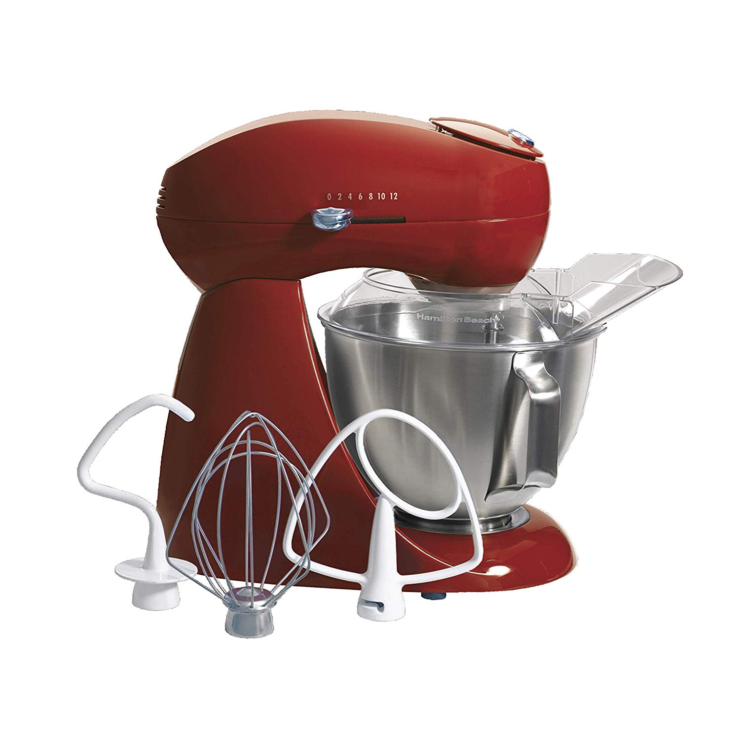 Hamilton Beach 63232 Eclectrics AllMetal Stand Mixer Red 139.99