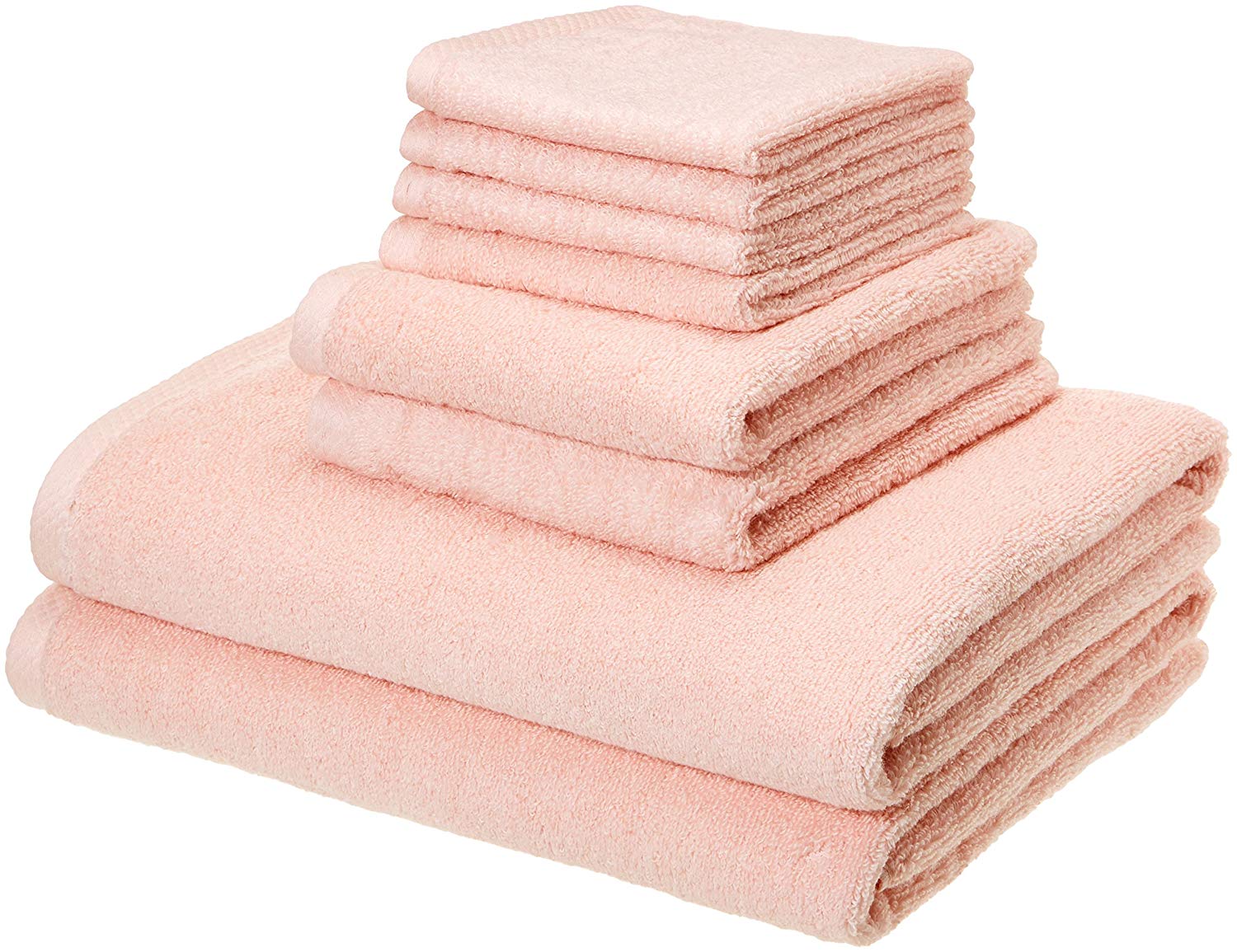 AmazonBasics QuickDry Towels 100 Cotton, 8Piece Set Starting at