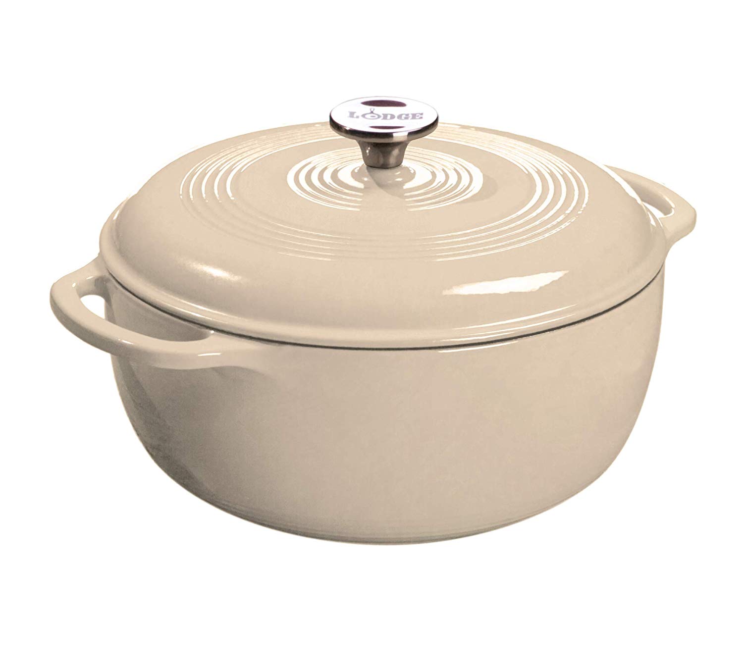 Lodge Enameled Dutch Oven 6 Qt Sandalwood Only 3232 1593