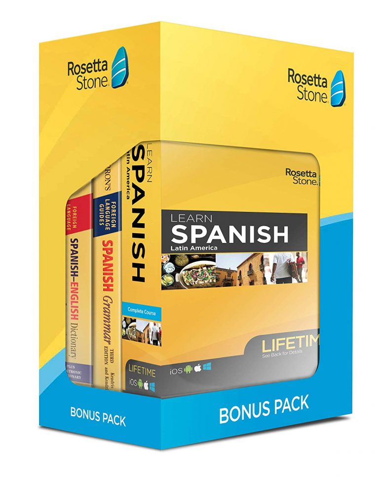 Learn Spanish: Rosetta Stone Bonus Pack Bundle (Lifetime Online Access ...