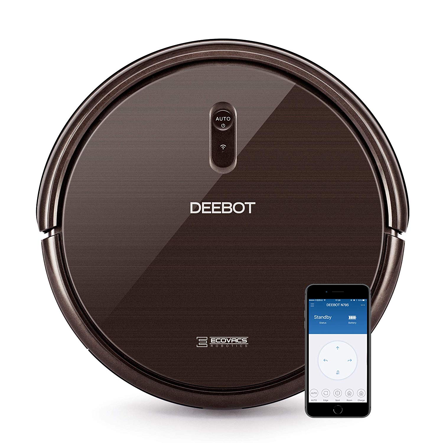 Ecovacs Deebot N79s Robot Vacuum Cleaner With Max Power Suction Alexa Connectivity App 