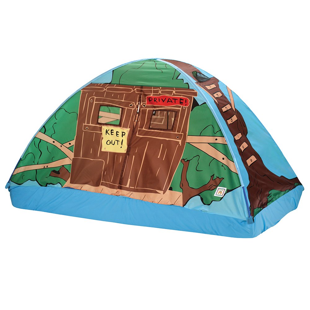 Pacific Play Tents Kids Tree House Bed Tent Playhouse – Twin Size Only ...