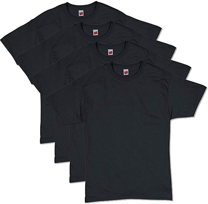 Hanes Men's ComfortSoft Short Sleeve T-Shirt (4 Pack ) $11.33