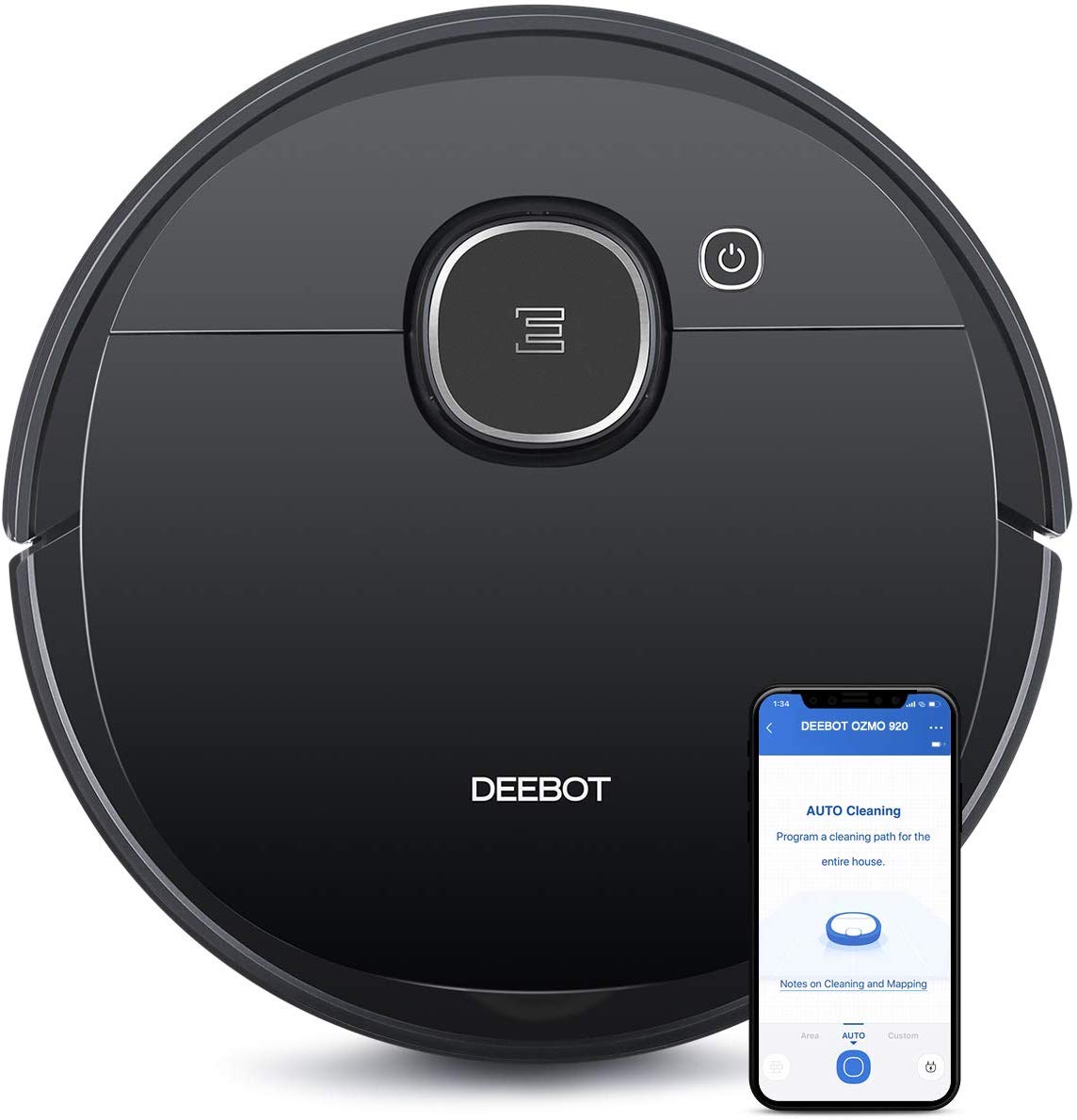 Ecovacs DEEBOT 2-in-1 Vacuuming & Mopping Robot with Smart Navi 3.0 ...