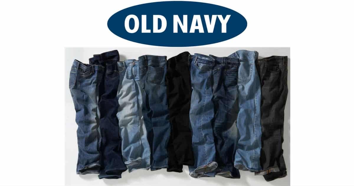 50 Off All Jeans at Old Navy