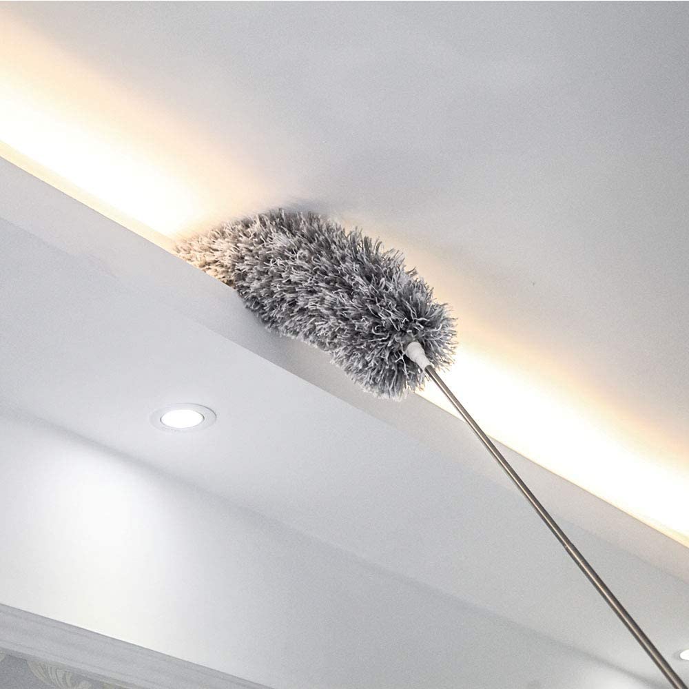 Microfiber Duster with Extension Pole,HAINANSTRY Extendable Duster ...