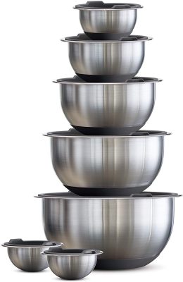 Tramontina Stainless Steel Mixing Bowls, 14 Pc Only $29.98