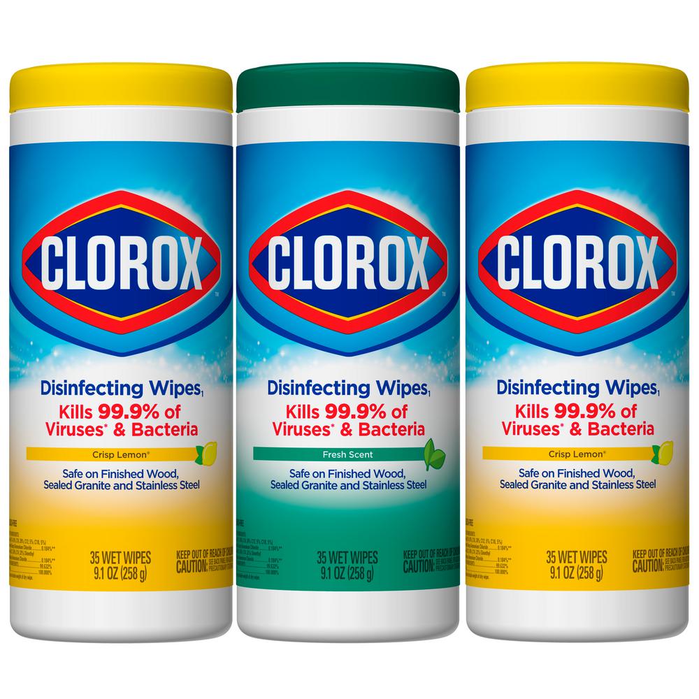 Clorox Disinfecting Wipes in Stock at