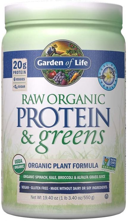 Garden of Life Greens and Protein Powder - Organic Raw Protein and