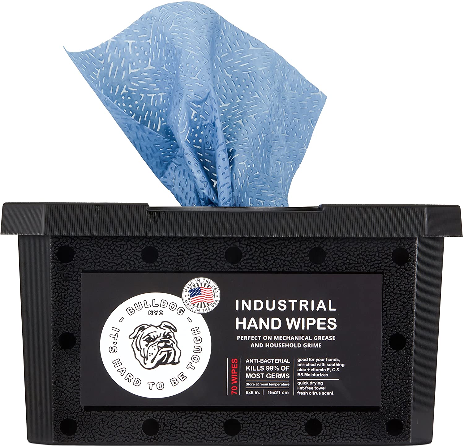 Bulldog HeavyDuty Hand Wipes, Grease Wipes, Hand Cleaner Wipes