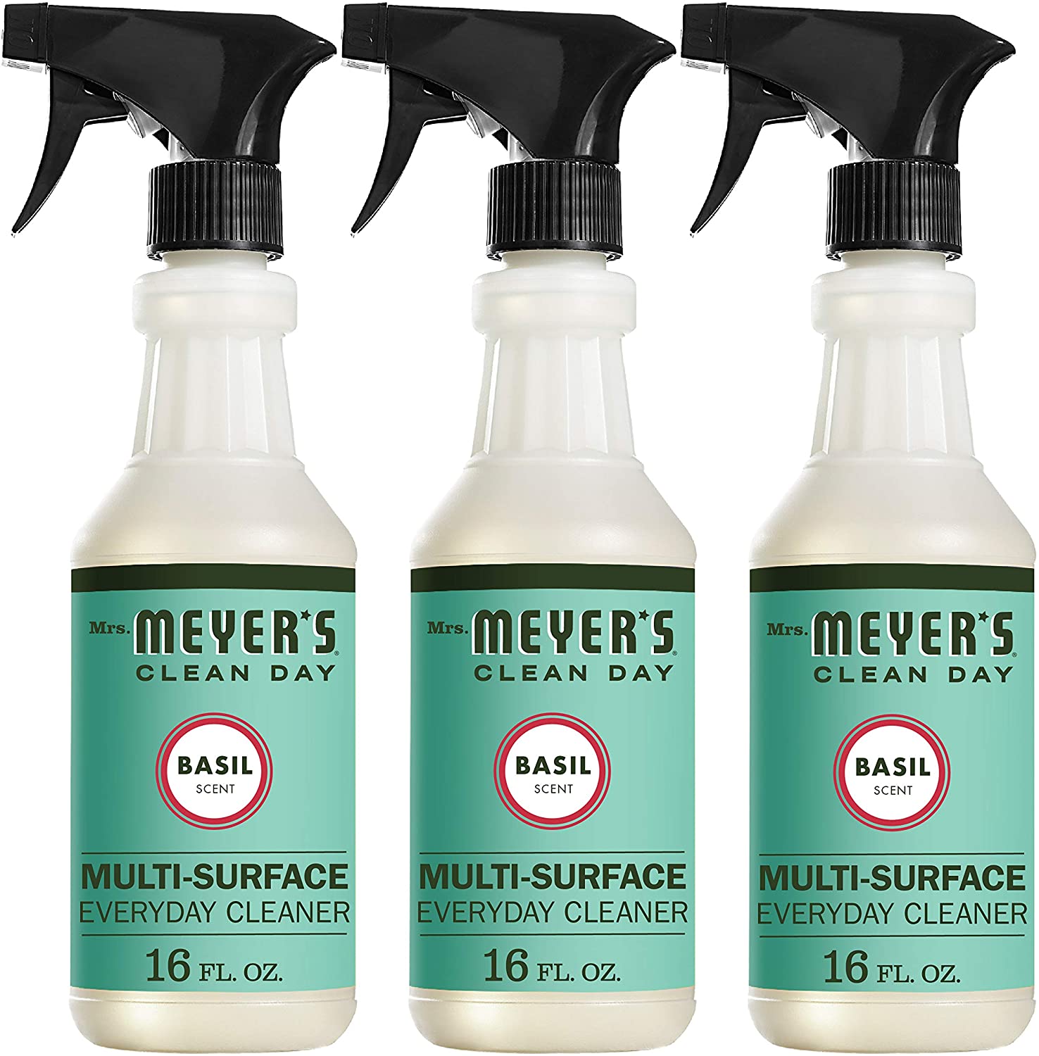 Mrs. Meyer’s Clean Day Multi-Surface Everyday Cleaner, Basil Scent, 16 