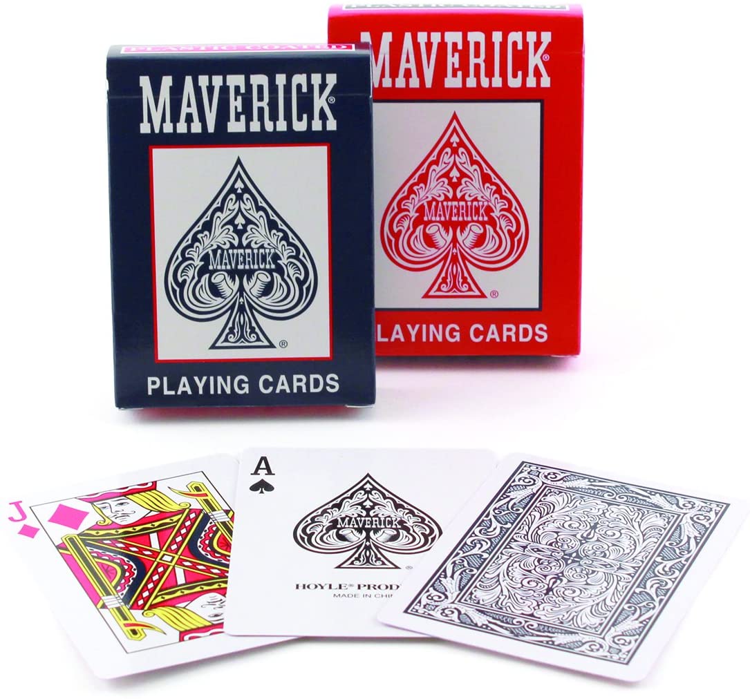 Maverick Standard Index Playing Cards, 1 CT (Colors May Vary) .88