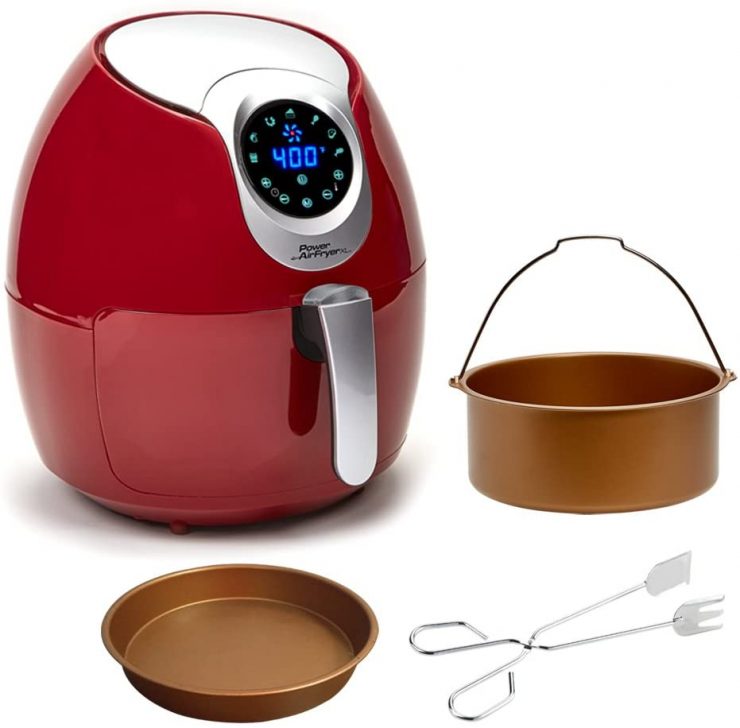 Power Air Fryer XL 3.4 QT Deluxe Red Air Fryer 59.99