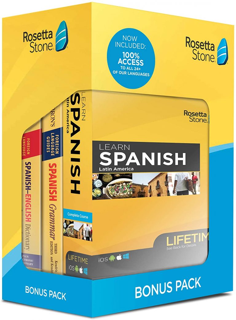 Learn Spanish And Unlimited Languages With Lifetime Access Rosetta 