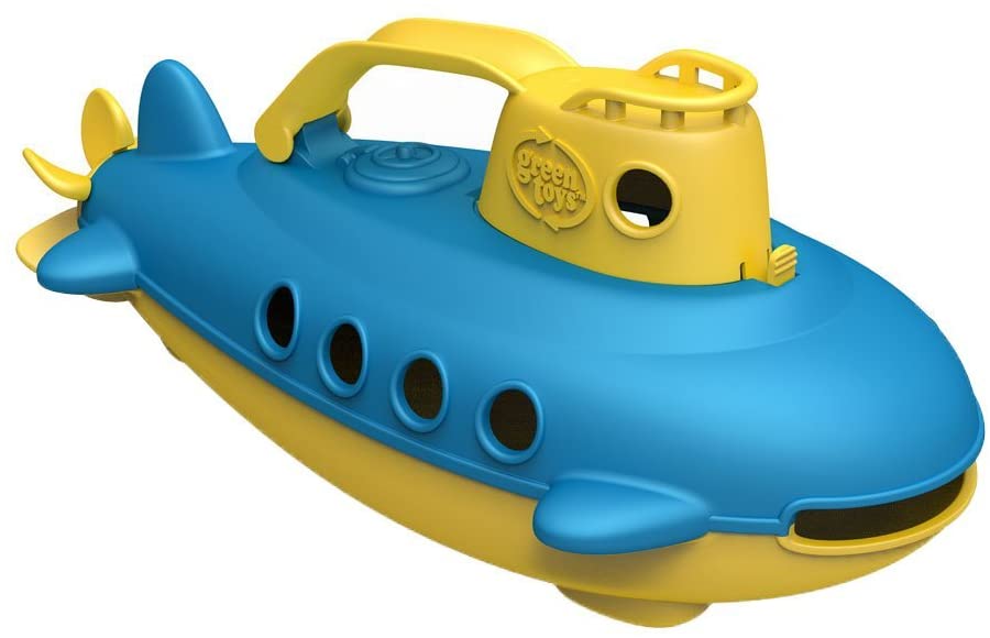 blue figure in yellow submarine