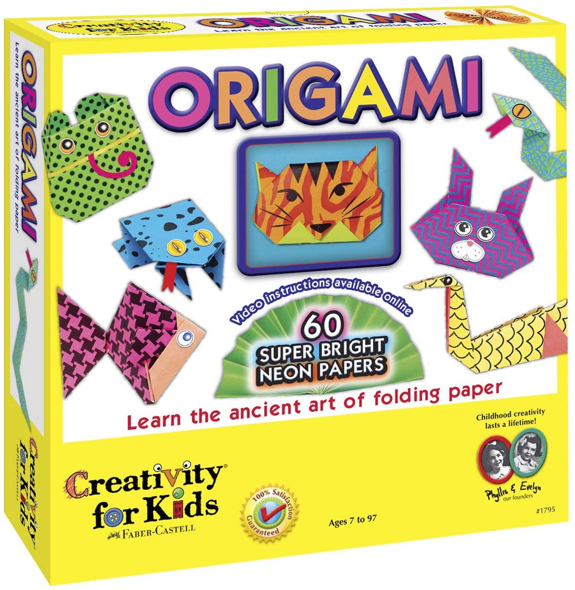 Creativity for Kids Origami Origami for Beginners, 60 Bright Origami