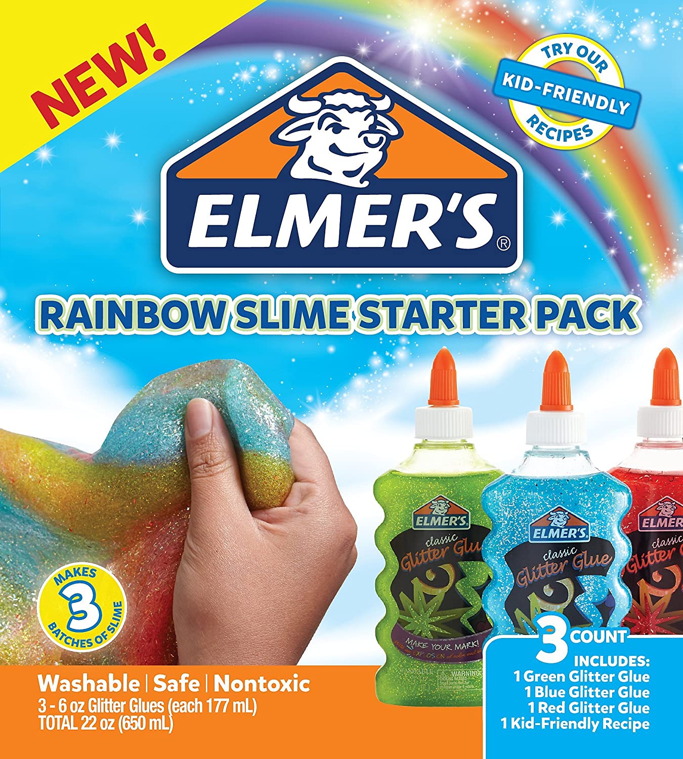 Elmer's Rainbow Slime Starter Kit Only $