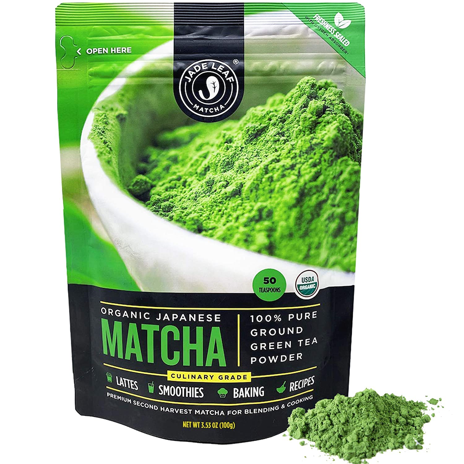 Up to 25 off Jade Leaf organic Japanese matcha green tea powder