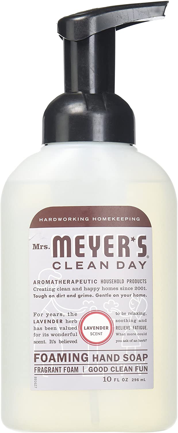 Mrs. Meyers 10 fl oz Foam Hand Soap, Lavender (Pack of 6) Only 19.74