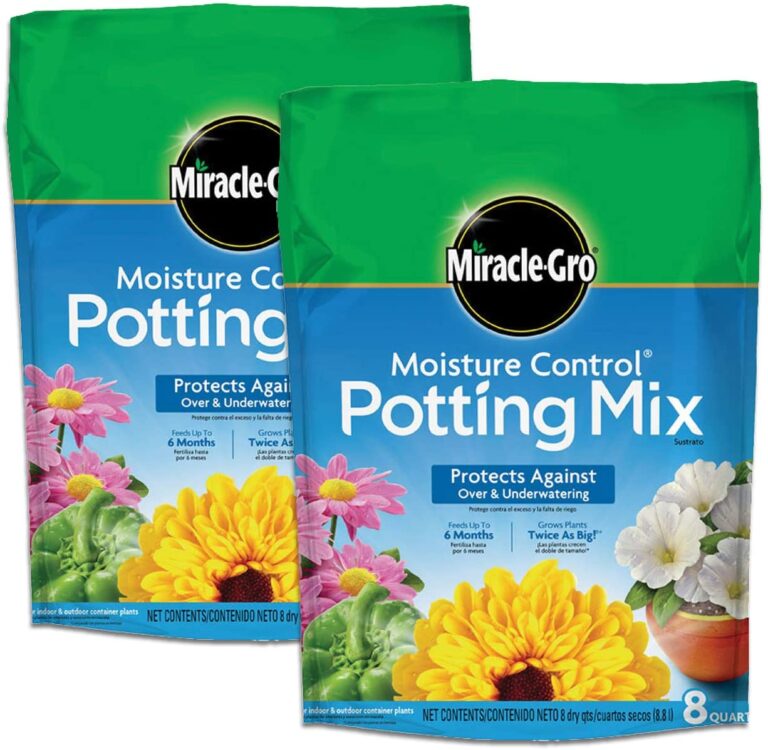 MiracleGro Moisture Control Potting Mix 8 qt., Protects Against Over