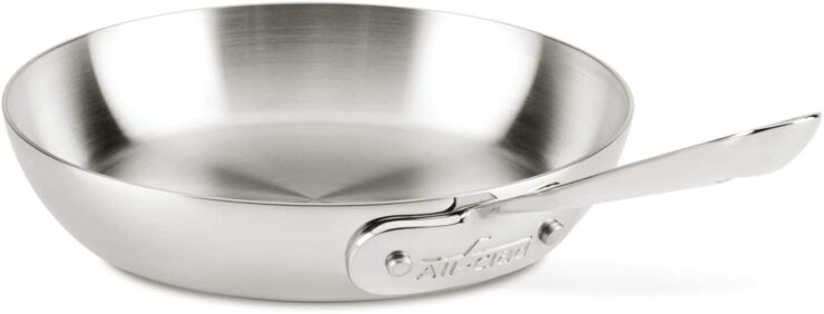 All-clad D3 Stainless Steel Dishwasher Safe 7.5-inch Skillet