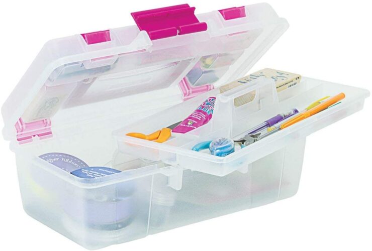 Creative Options Molded Storage Craft Box with LiftOut Tray Only 6.97