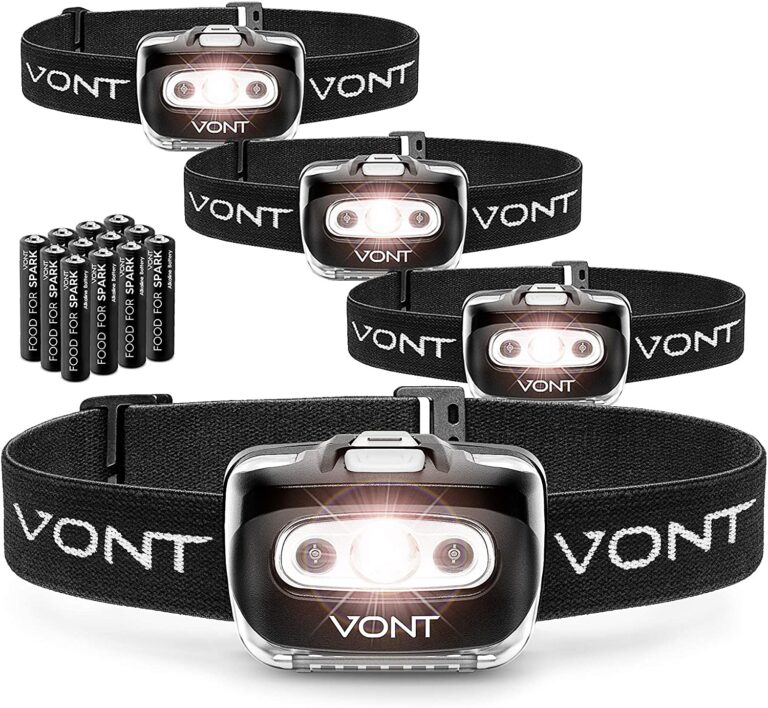 Vont ‘Spark’ LED Headlamp Flashlight (Batteries Included) Head Lamp