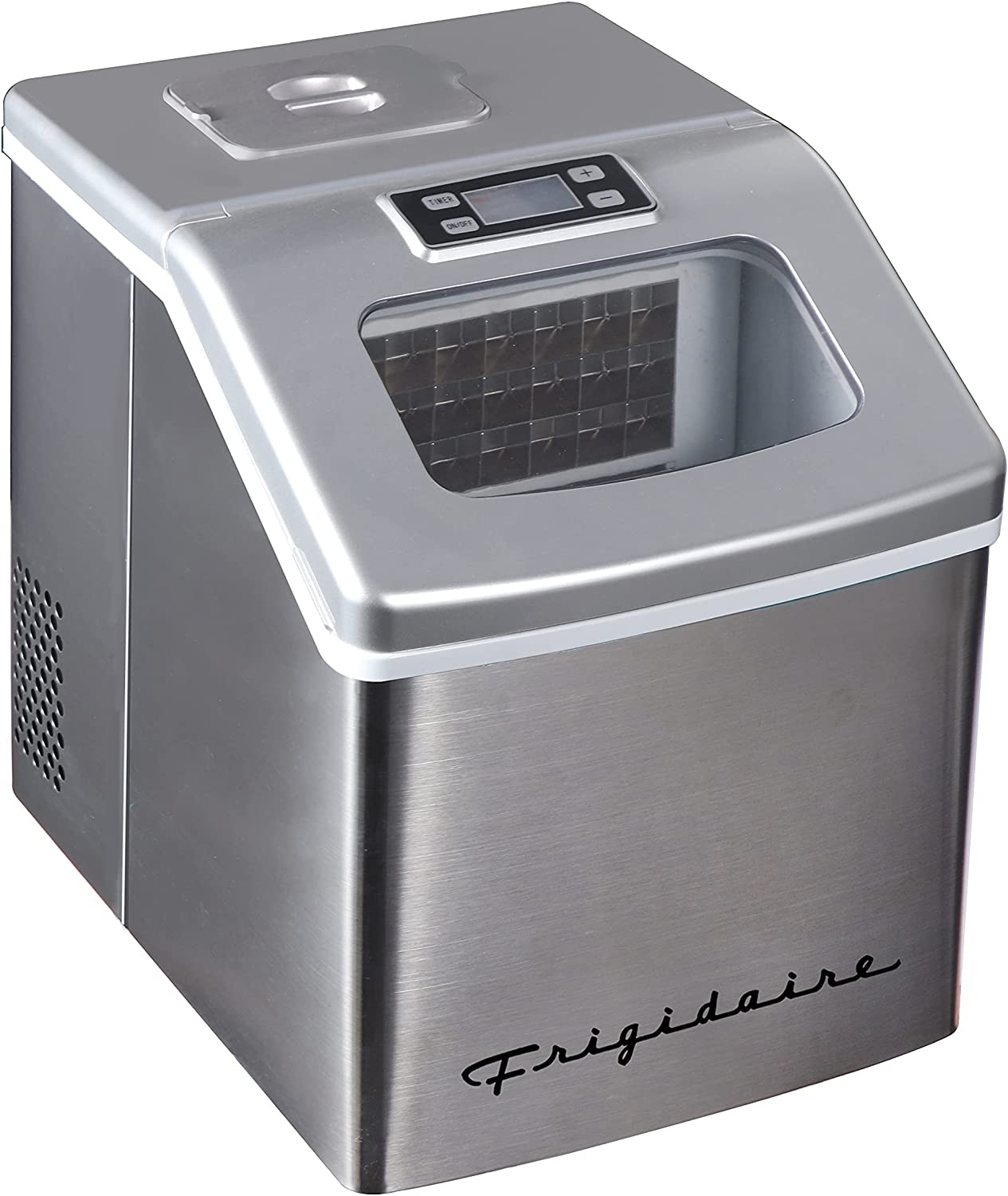FRIGIDAIRE EFIC452SS 40 Lbs Extra Large Clear Maker, Stainless Steel