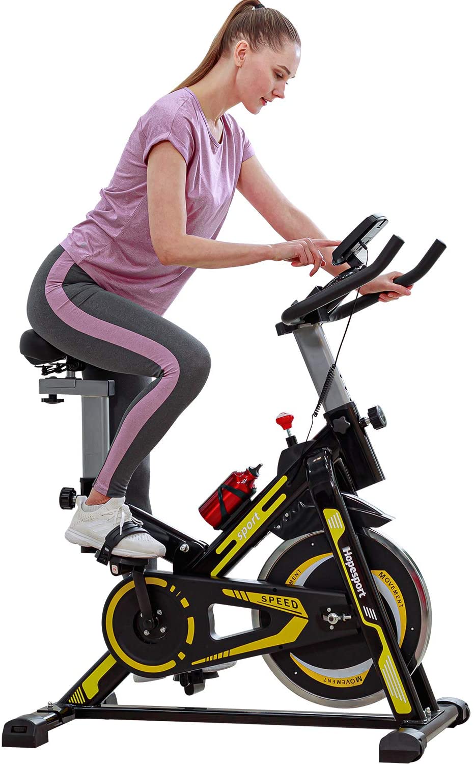 sunny health and fitness synergy magnetic indoor cycling bike