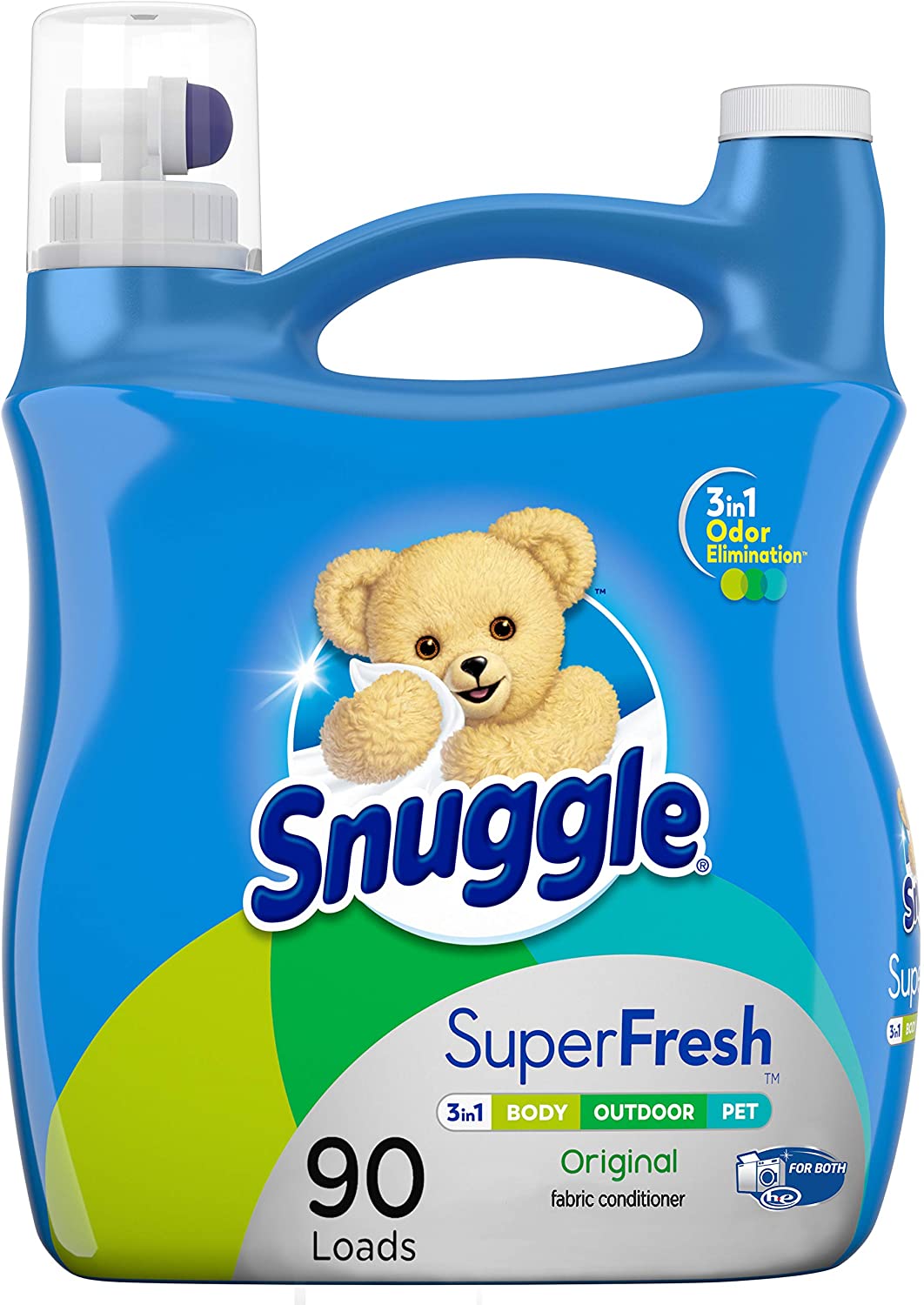 Snuggle Plus Super Fresh Liquid Fabric Softener With Odor Eliminating ...