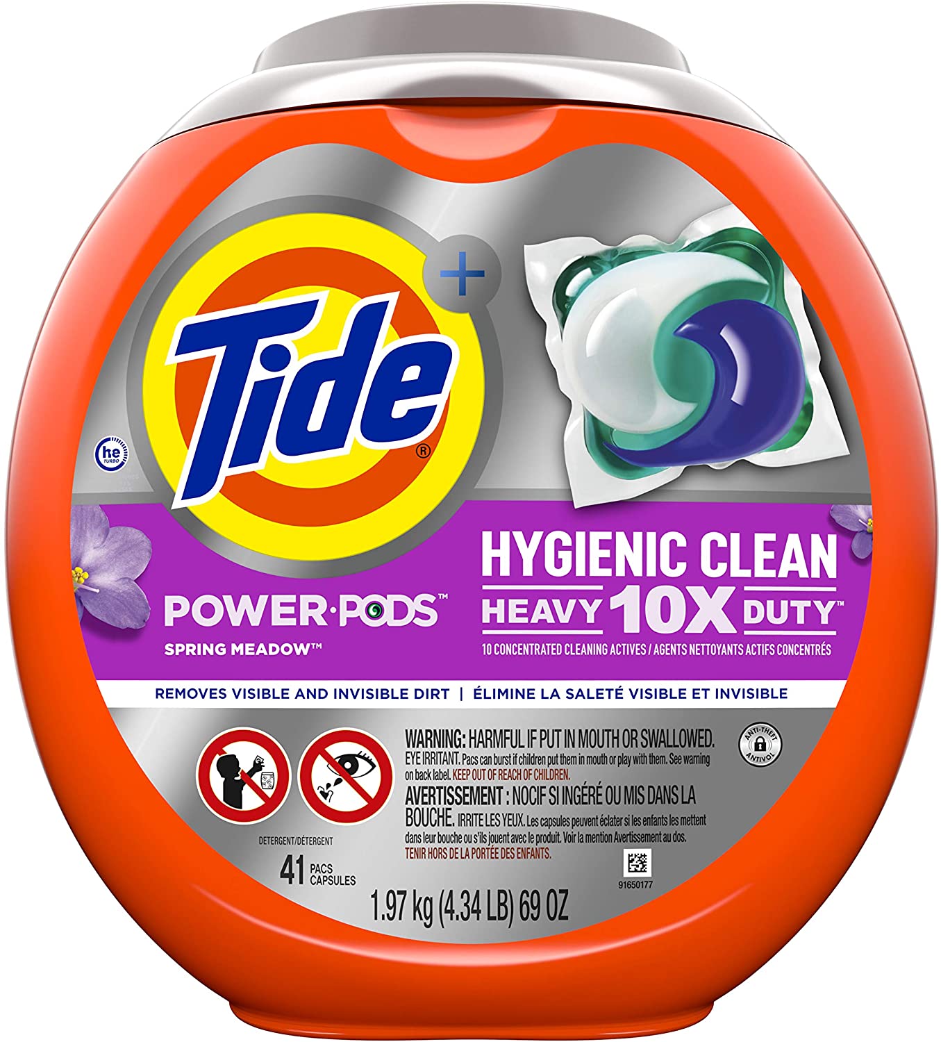 Tide Hygienic Clean Heavy 10x Duty Power PODS Laundry Detergent Pacs