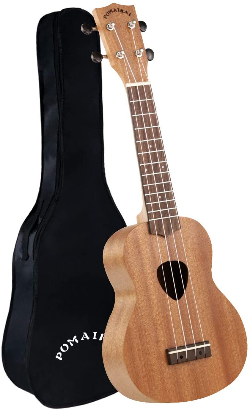 POMAIKAI Soprano Ukulele Mahogany Professional Uke Hawaii kids Guitar