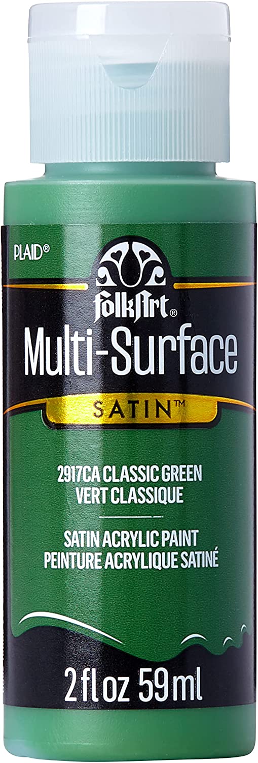 FolkArt MultiSurface Paint in Assorted Colors (2 oz), 2917, Classic