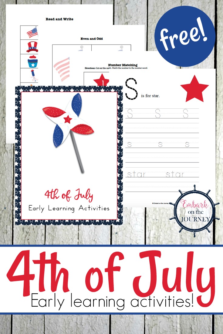 Monday Freebies-Free 4th of July Printable Activity Pack for Kids