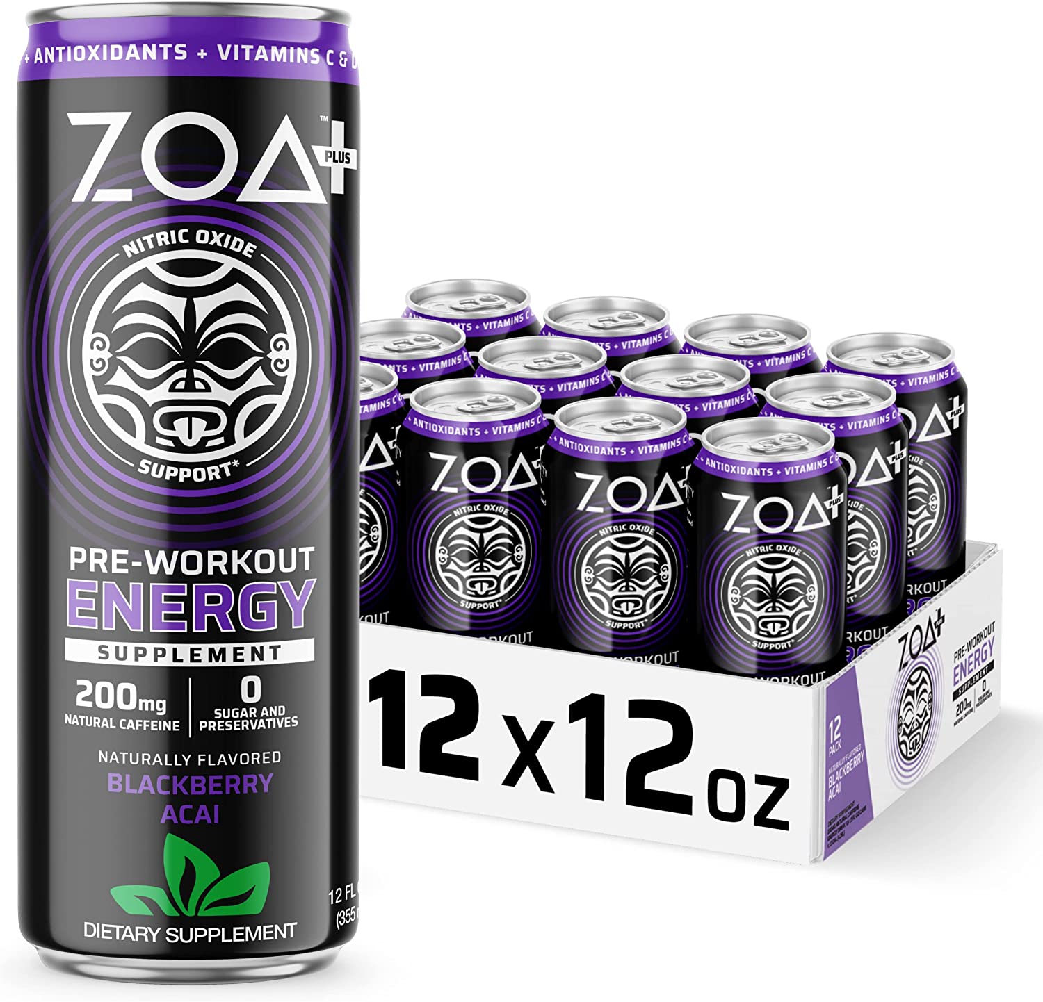 Save on ZOA SugarFree Energy Drinks & PreWorkout Drinks