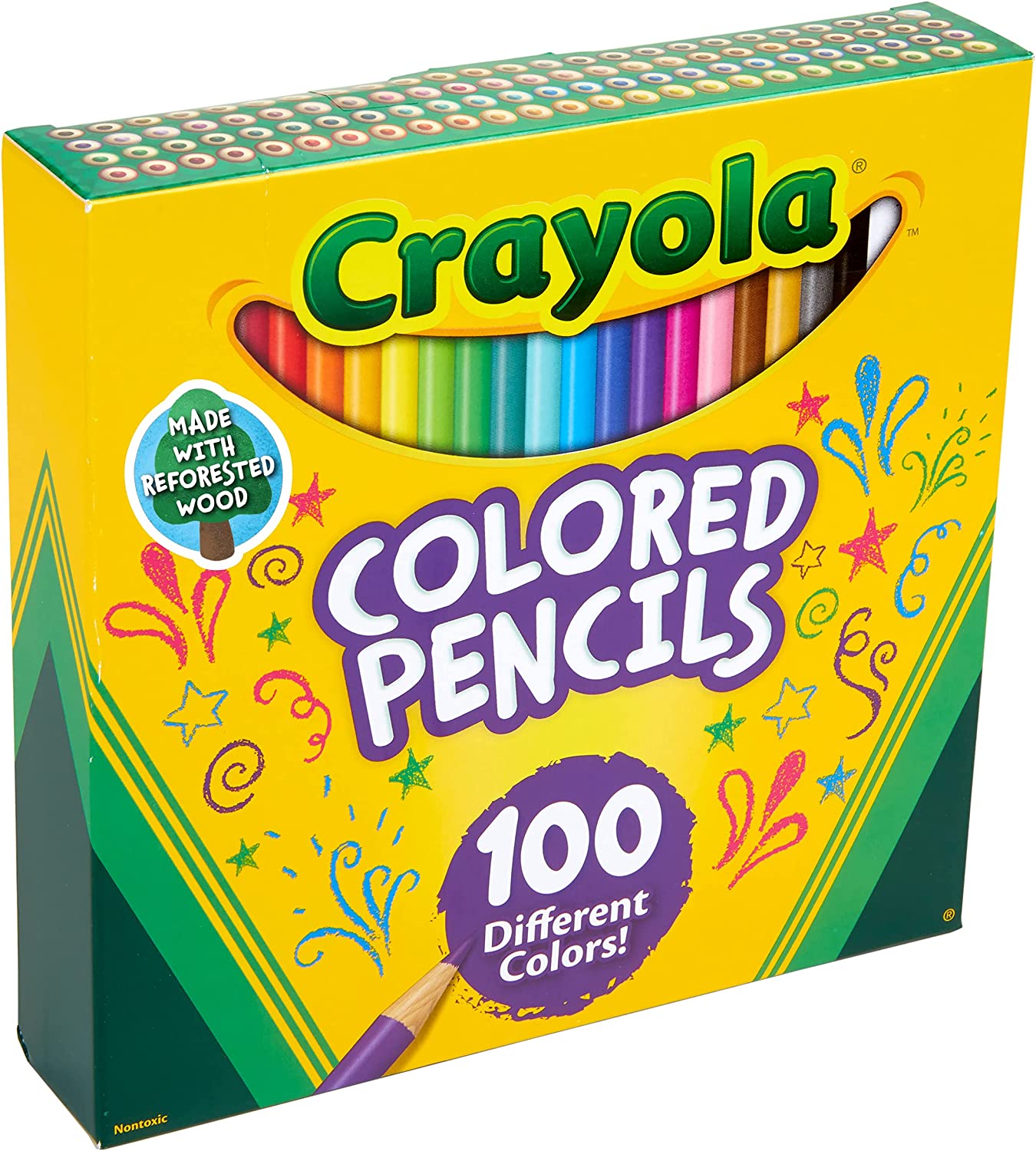 Crayola Colored Pencils Set, 100 Count Only $9.19