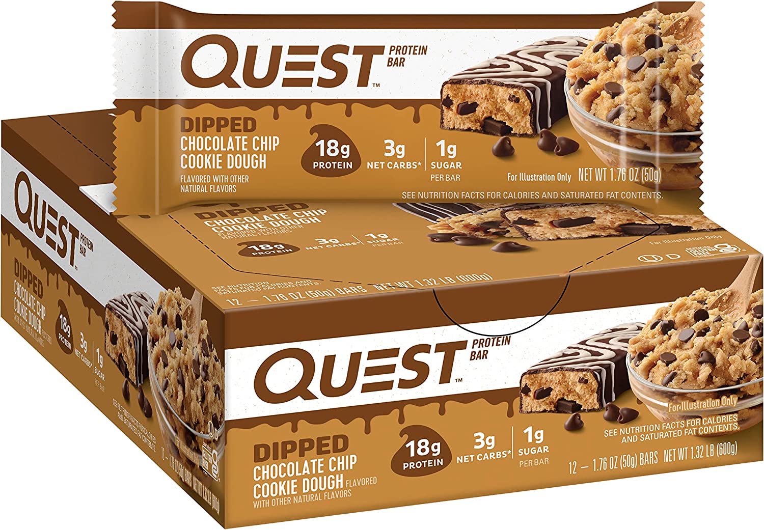 Quest protein bars, cookies, and more