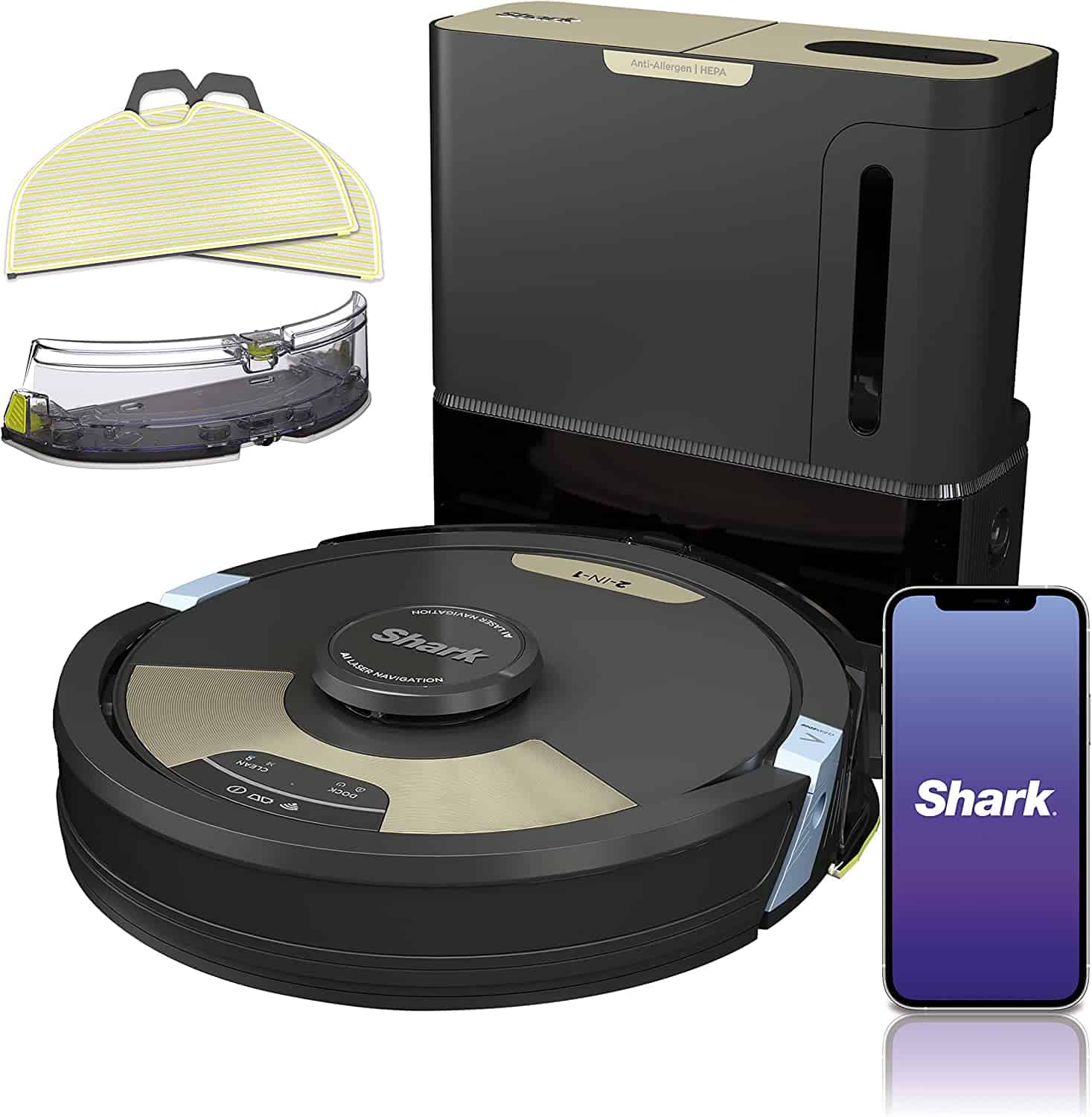 Shark AI Ultra 2in1 Robot Vacuum & Mop with Sonic Mopping, Matrix Clean