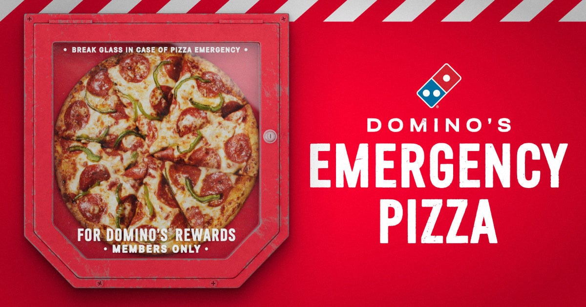 Tuesday Freebies - Free Domino's Emergency Pizza