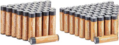 AmazonBasics Alkaline Battery Combo Pack | AA 48-Pack, AAA 36-Pack Only $15.91