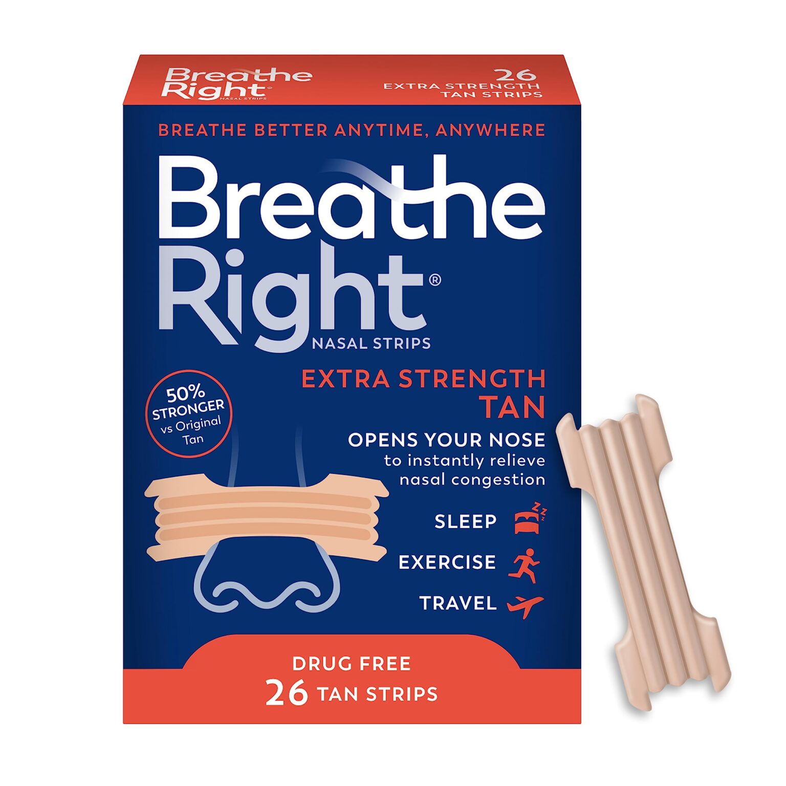 Tuesday Freebies - Free Sample of Breathe Right Extra Strength Tan Strips