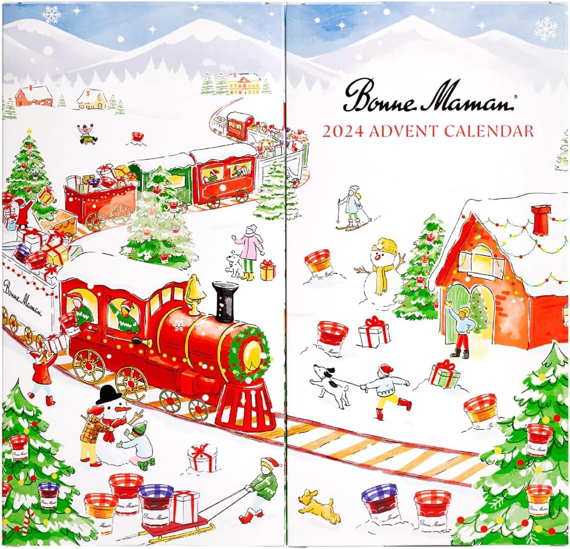 Bonne Maman 2024 Limited Edition Advent Calendar, 24 Mini Spreads $44.99