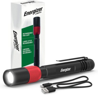 Energizer X400 Rechargeable Water Resistant Mini Flashlight Only $11.80