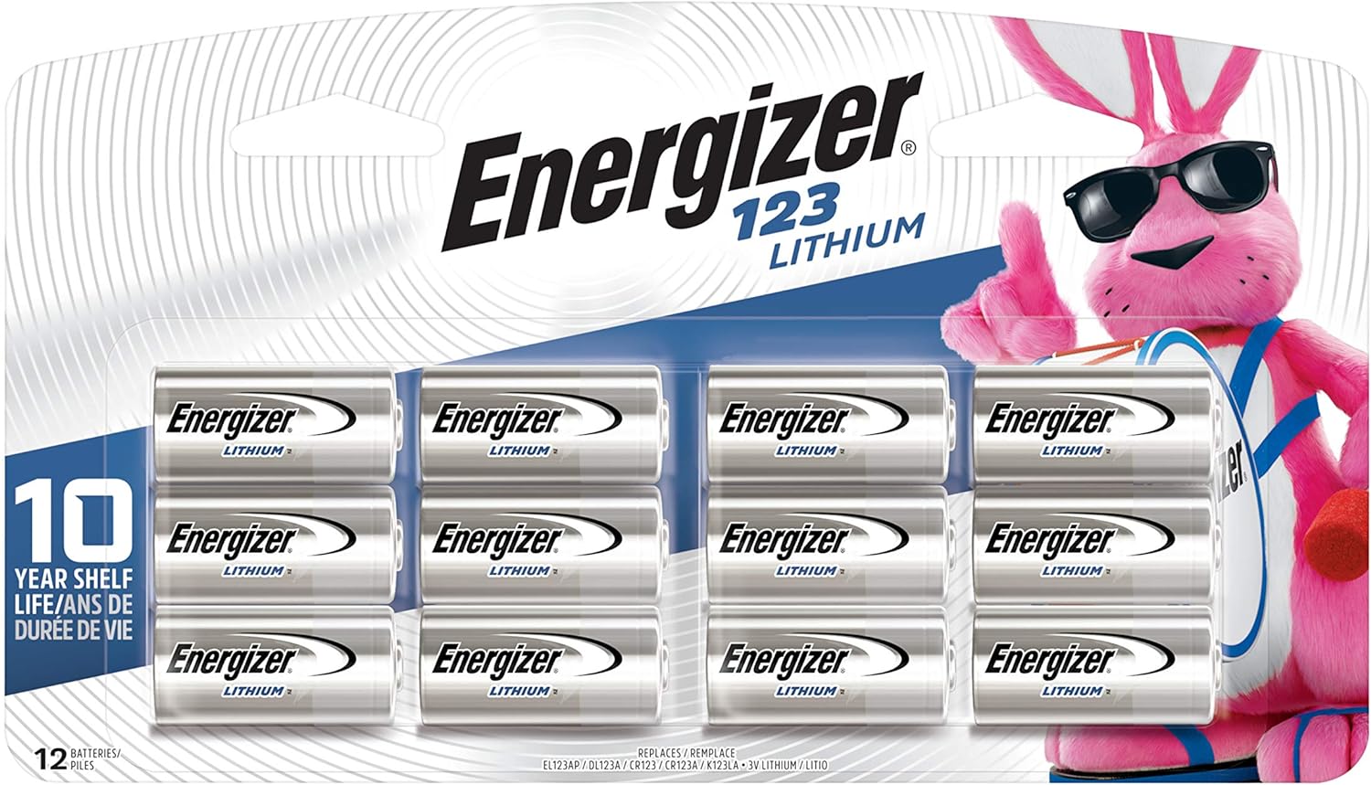 Energizer 123 Lithium Batteries (12 Pack) Only 14.24
