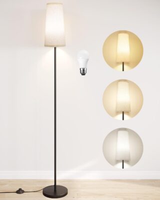 SUNMORY Floor Lamp with LED Bulb Only $14.99