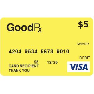 Monday Freebies – Free $5 Visa Gift Card from GoodRx