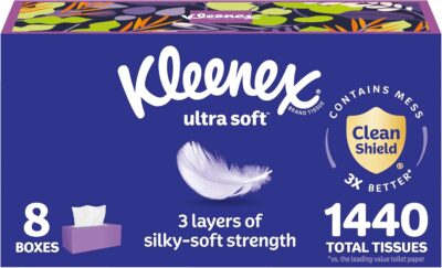 180-Count Kleenex Ultra Soft Facial Tissues, 8-Pack Only $15.72
