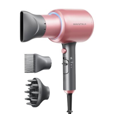 Wavytalk Ionic Hair Blow Dryer with Diffuser Only $28.64